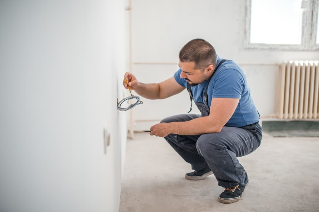 Réhabilitation électrique dans un logement en rénovation