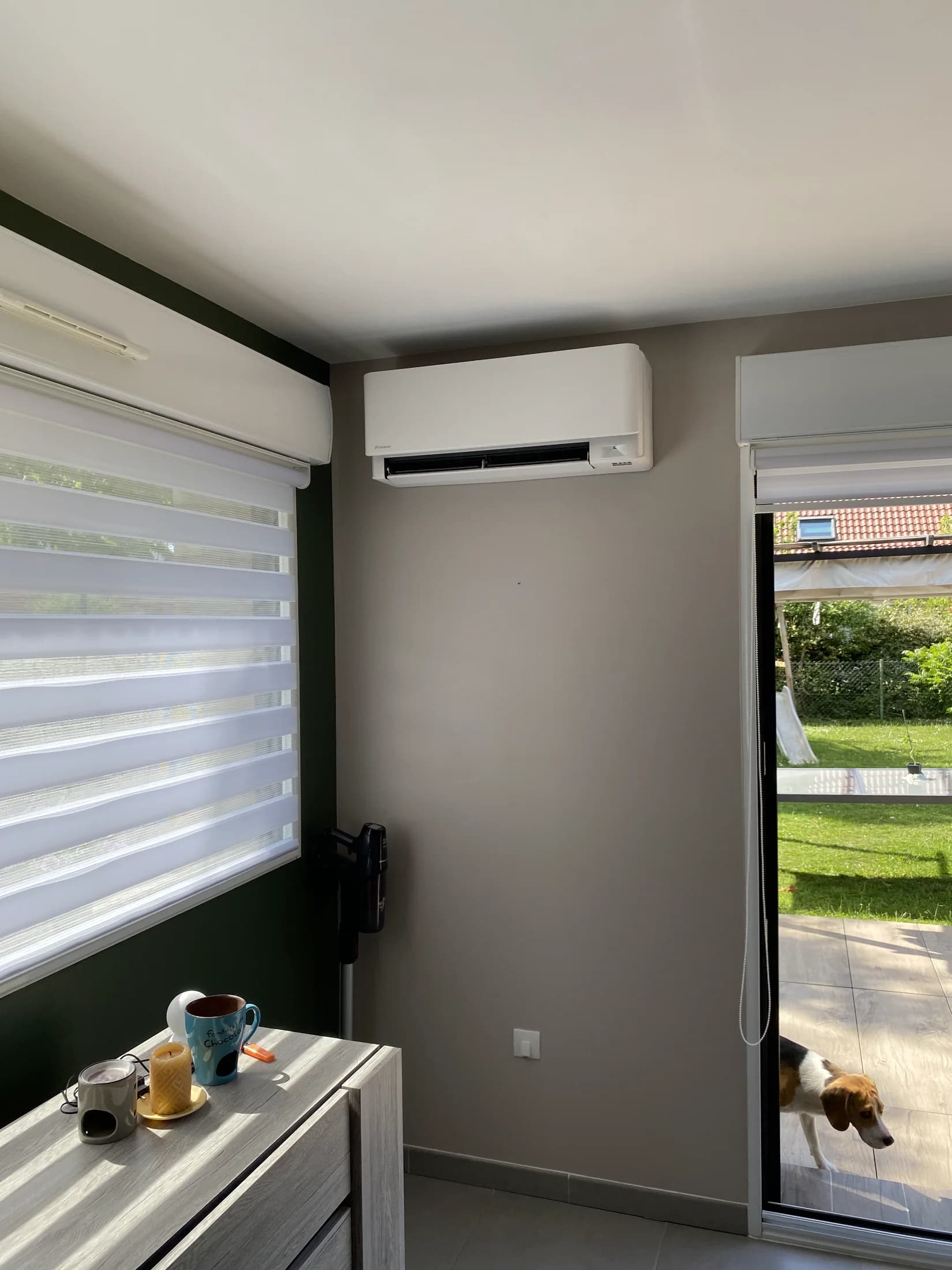 Installation de climatisation réversible à Violaines.