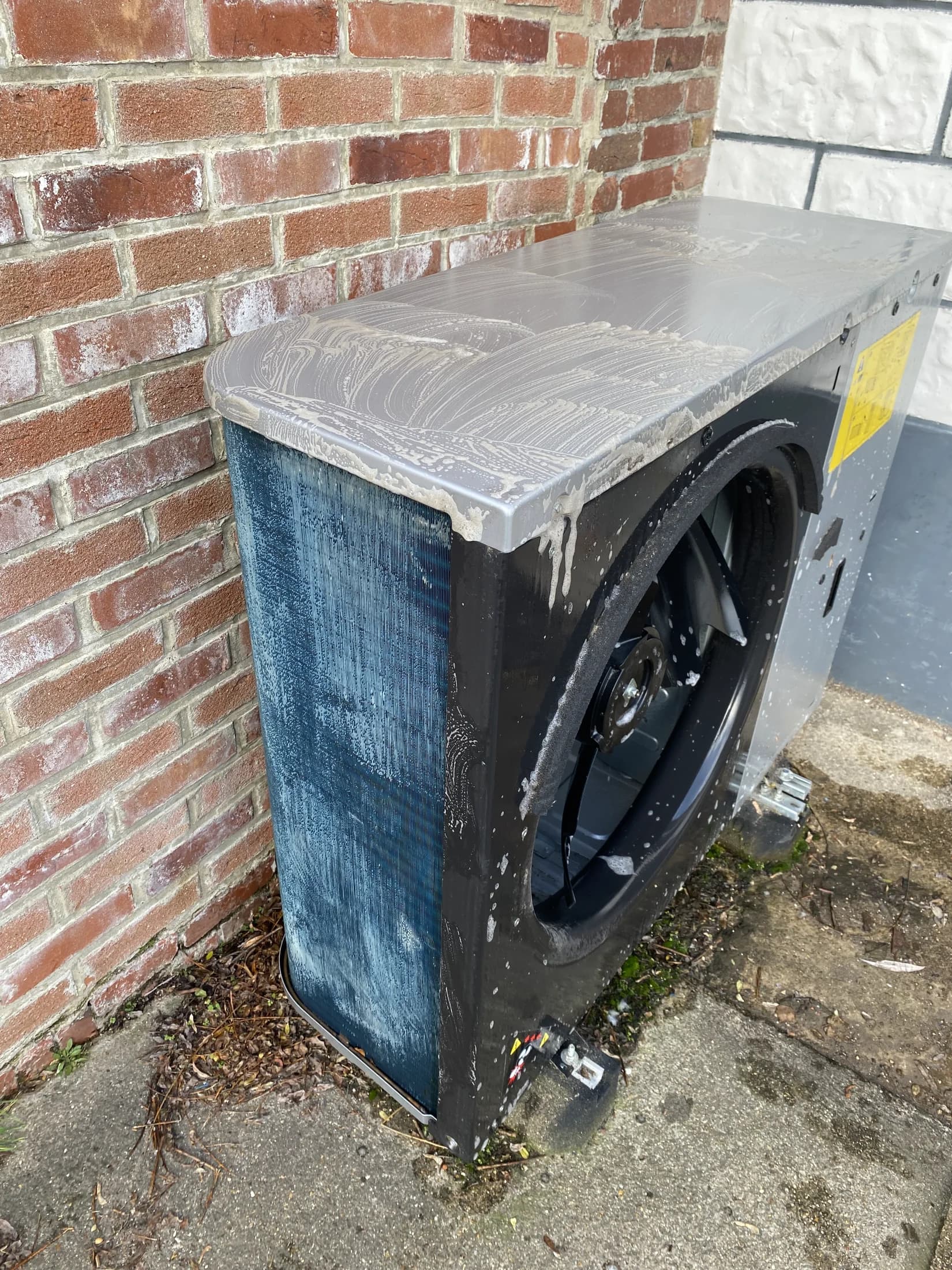 Maintenance de pompe à chaleur air eau.